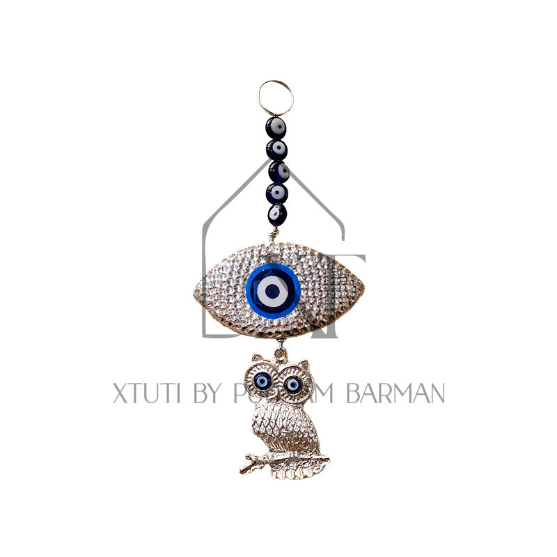 Evil Eye Owl Hanging