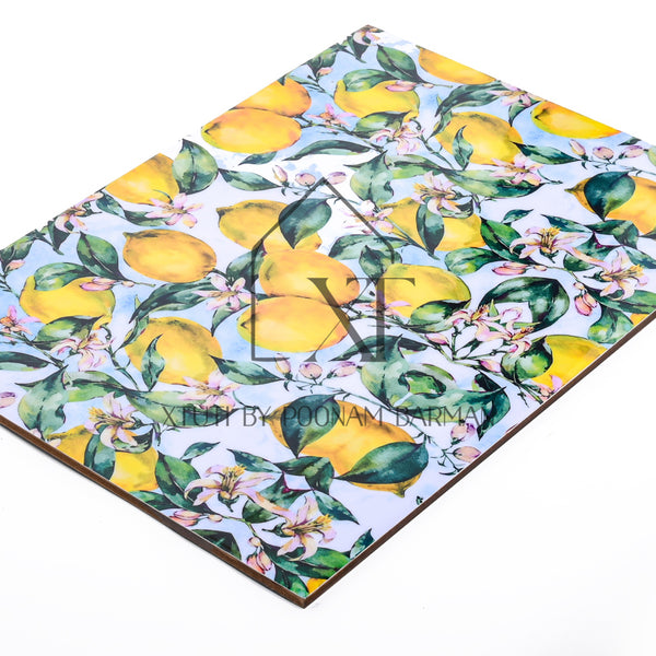 Lemon table mats