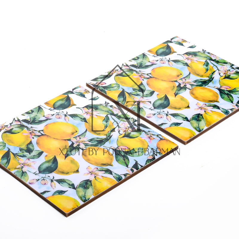 Lemon table mats